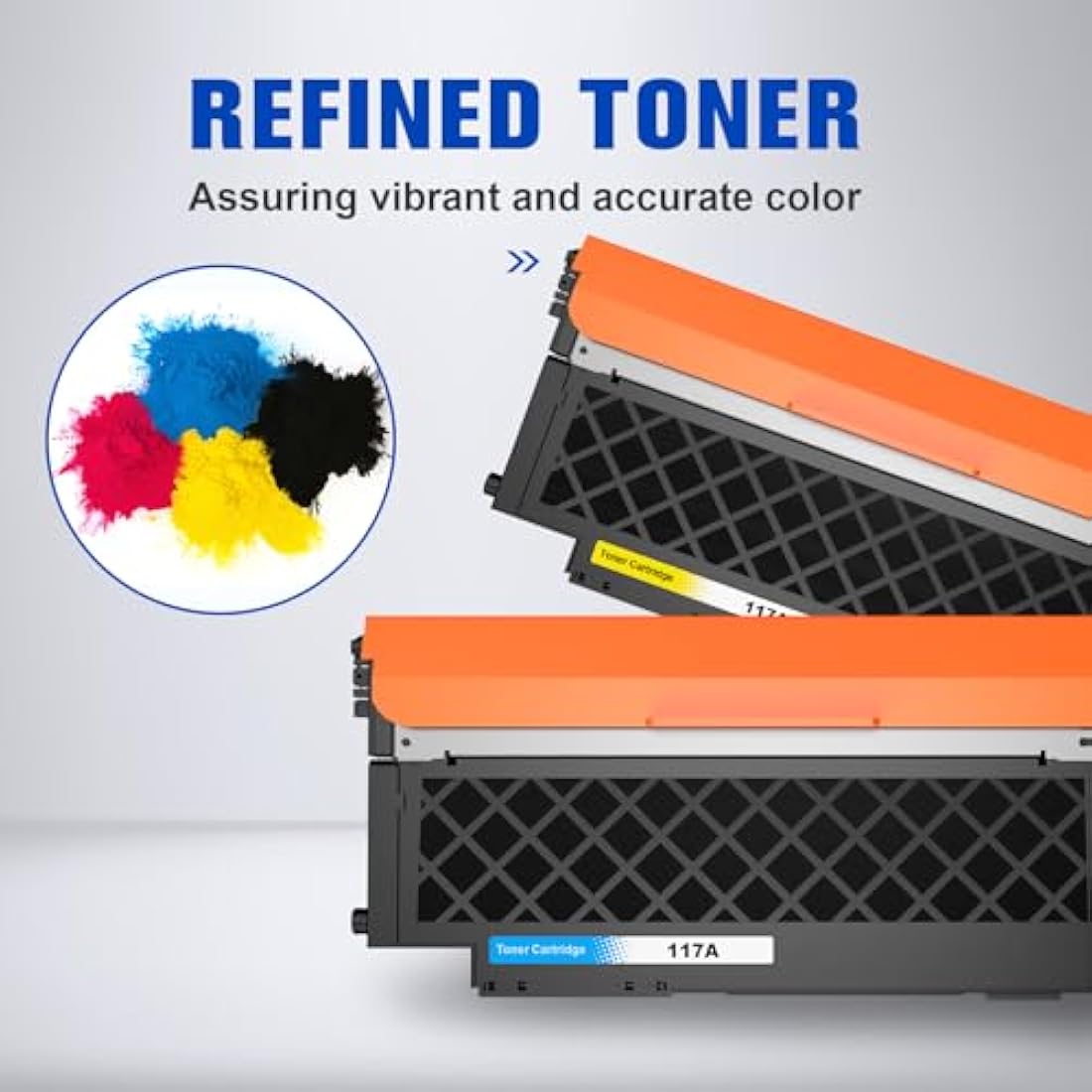 Q-image 117A Toner Cartridge Compatible for HP 117A 117 Color Laser MFP 179fwg 178nwg 179fnw 178nw 150a 150nw 179 178 150 W2070A W2071A W2072A W2073A ((Black Cyan Yellow Magenta)