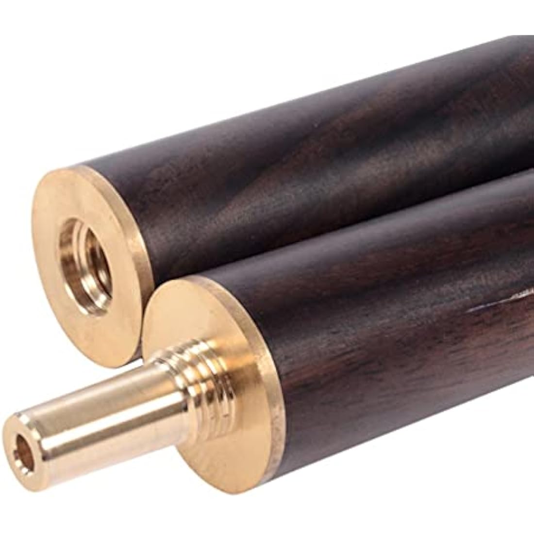 CUESOUL Classic Handmade 57 Inches 18oz Rosewood 3/4 Jointed Snooker Billiard Pool Cue, Rosewood Butts and Aluminum Telescope Extension with Leathertte Protective Case, 9.5mm Tip Snooker Cue Set