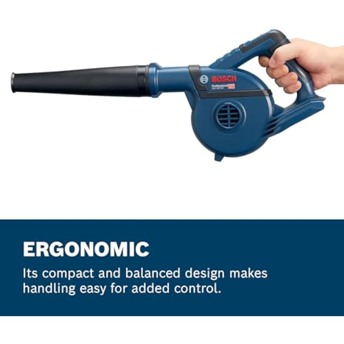 Bosch Professional 18V System Cordless Blower GBL 18V-120 (up to 270 km/h air flow rate, without battery/charger)