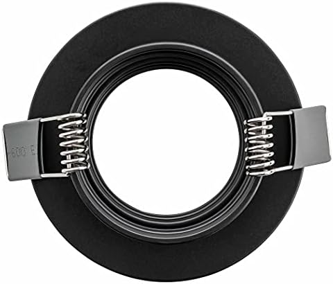 SEBSON Downlights with GU10 Lamp Holder - Recessed Ceiling Lights - Spotlight Mounting Frame Aluminium - Hole Ø65mm (min. 60mm, max. 70mm) - Set of 12