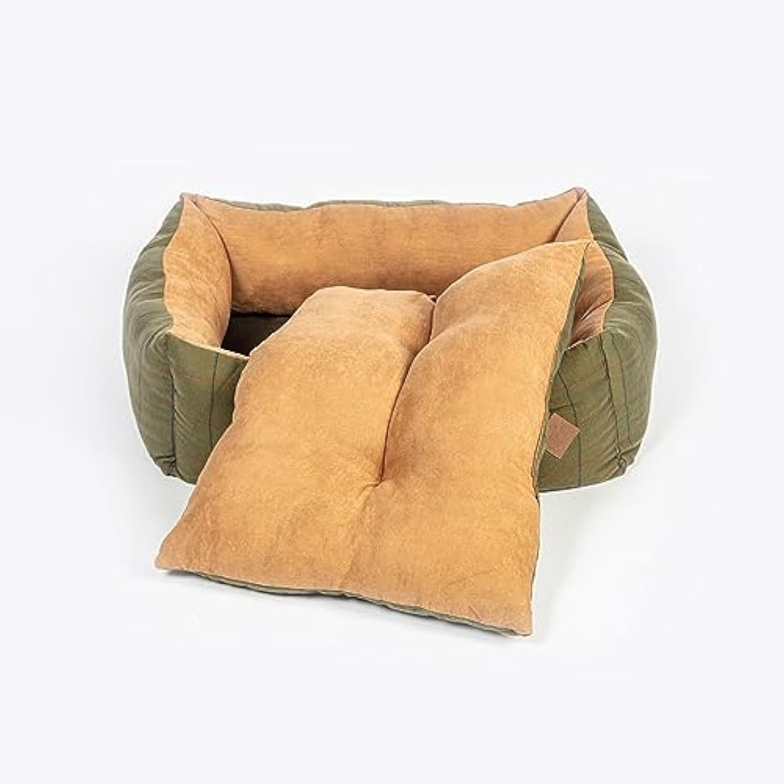 Danish Design Hunter Tweed Faux Suede Hard Wearing Fully Washable Dog/Puppy Snuggle Bed 34 Inch