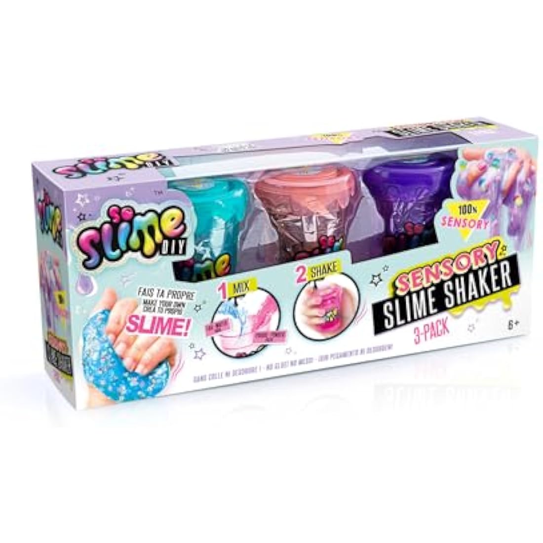 So Slime SSC 003 Shakers 3 Pack, Assorted Colours