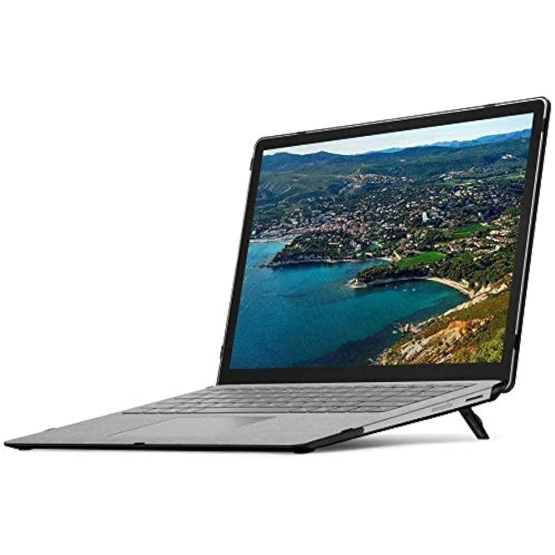 mCover Hard Case Only Compatible with 13.5-inch Microsoft Surface Laptop 1/2 / 3/4 with Metal Keyboard (Not for Alcantara Keyboard) - Clear
