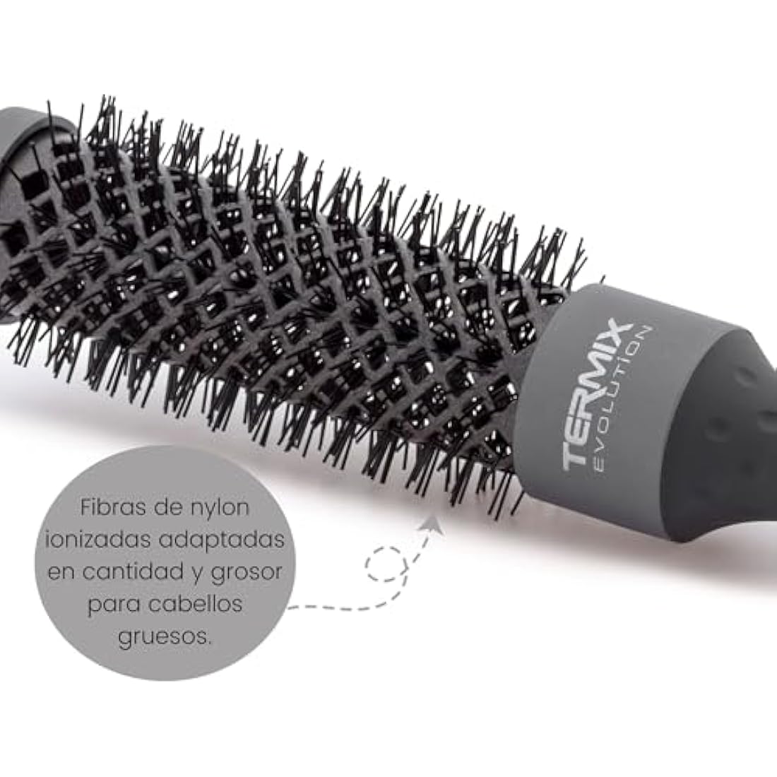 Pack Termix Evolution Plus - Hairbrushes for thick hair with Ionized bristles for thick and difficult to manage hair- It includes 5 diametres Ø 17, 23, 28, 32 y 43 mm