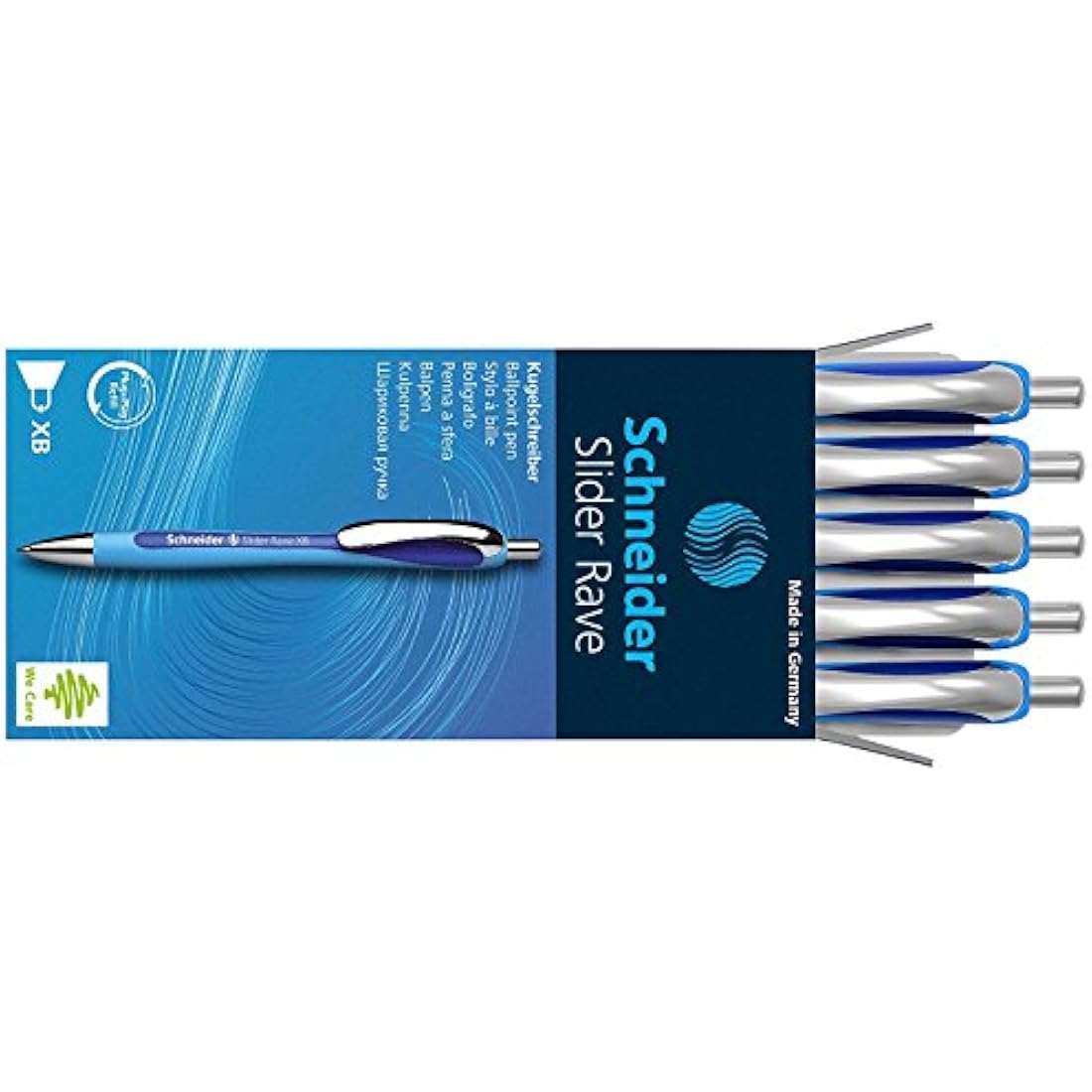 Schneider Slider Rave XB Ballpoint Pen - Blue (Pack of 10)