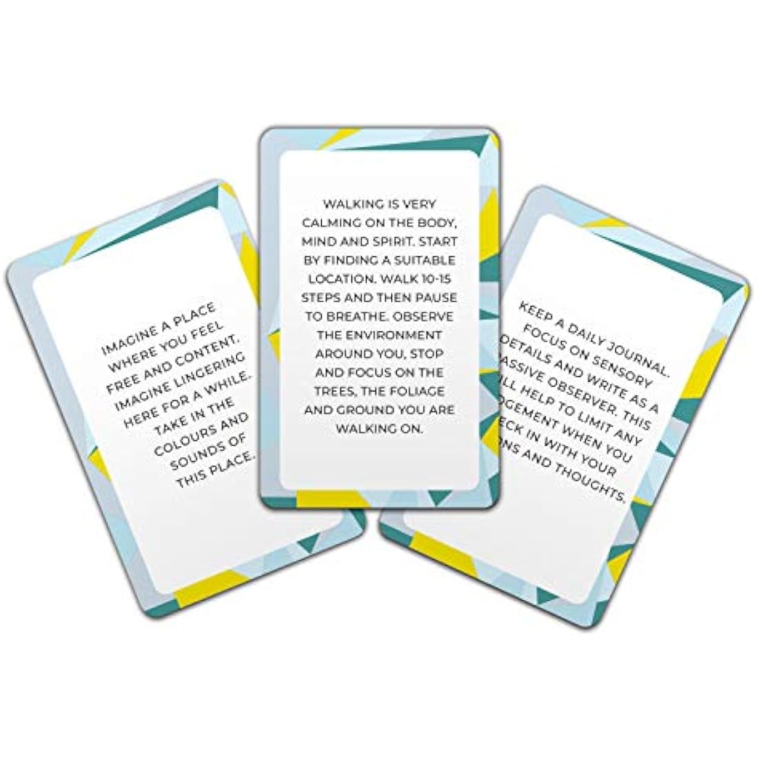 Gift Republic Mindful Meditation Cards 100 Mindfulness Guidance Cards Calming Meditation Gift Self-Care Positive Affirmation Anxiety-Relief