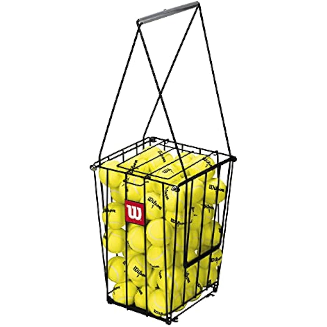 Wilson Unisex Adult Ball Pick Up Basket Tennis Ball Collection Pick-Up Basket, 75 tennis balls capacity, NS