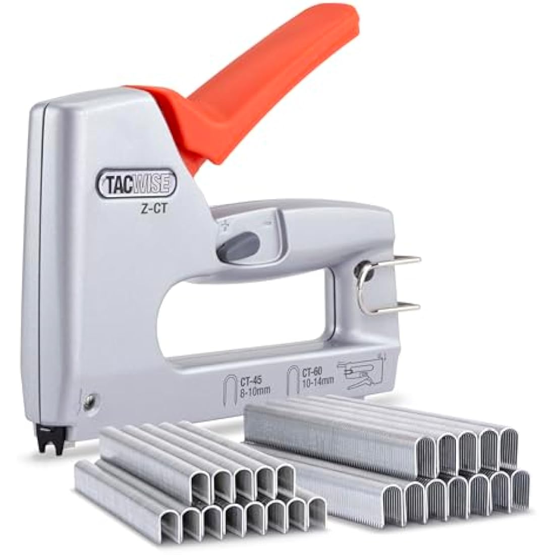 Tacwise 1763 Z-CT Heavy Duty Duo Metal Cable Tacker with 4000 Staples, Uses CT-45 and CT-60 Staples