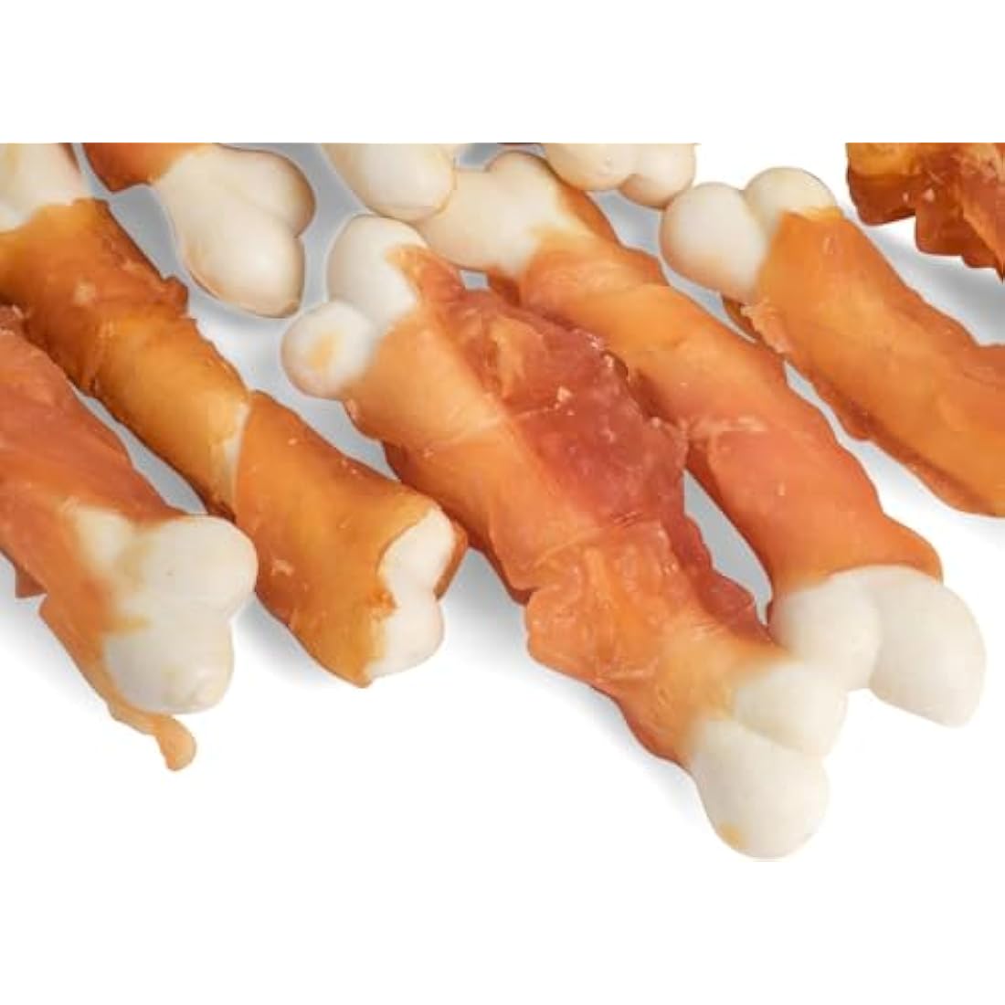 Petface The Dog Deli Premium Dog Treats - Chicken Wrapped Calcium Bones, 100g (Pack of 1)