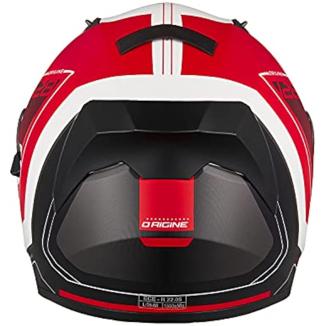 ORIGINE Helmet STRADA (Advanced red-white MATT, XL)
