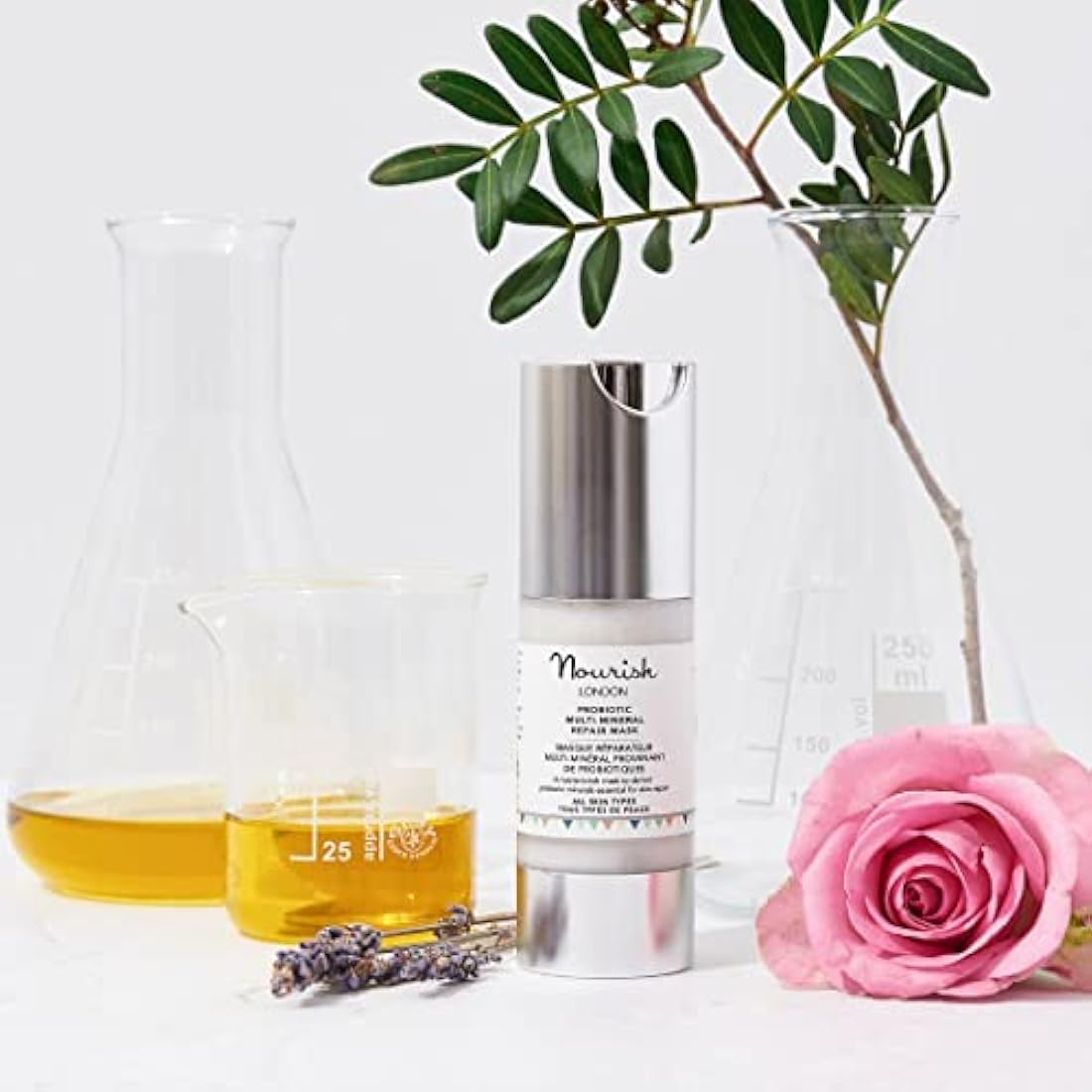 Nourish London Probiotic Multi-Mineral Repair Mask 30ml | Anti- Ageing Cream Face Mask | Nutrient-Rich | Cruelty-Free | 100% Vegan | Multi Award Winning