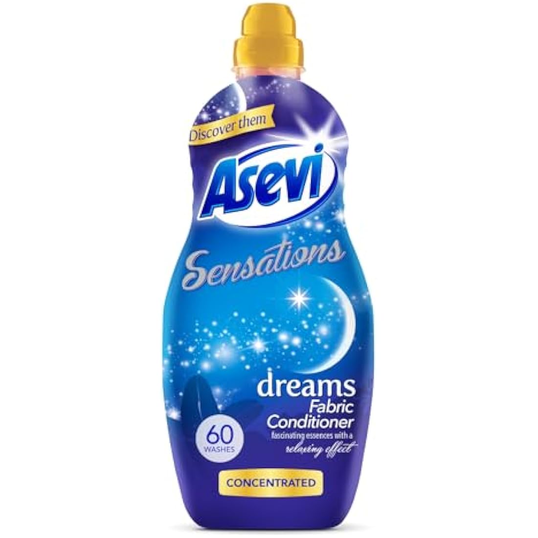 Asevi Sensations Fabric Conditioner, Laundry Conditioner, Liquid Fabric Conditioner, 1320ml, 60 Washes, Dreams