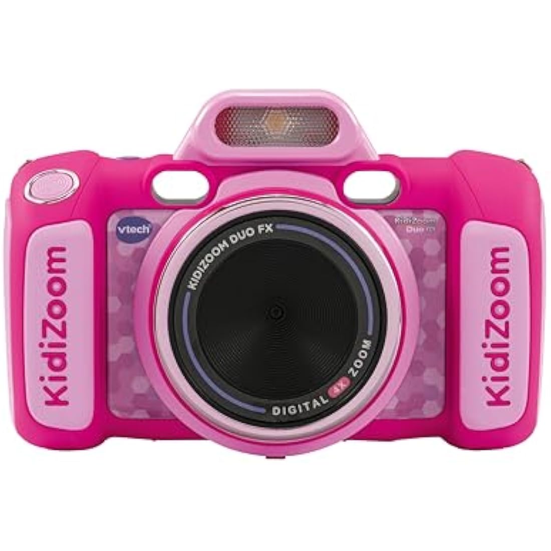VTech KidiZoom Duo FX, Kids Camera with Colour Screen, 8MP, Photos, Selfies & Videos, AR Filters, 20 games, 75 photo & video effects, filters & frames, for Infants aged 3, 4, 5, 6, 7 + years, Pink