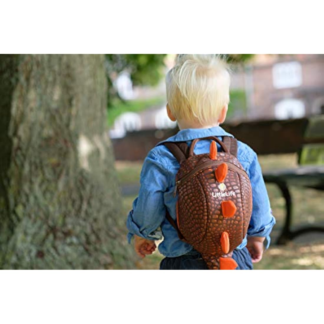 LittleLife Animal Toddler Backpack With Safety Rein, Spike The Dinosaur