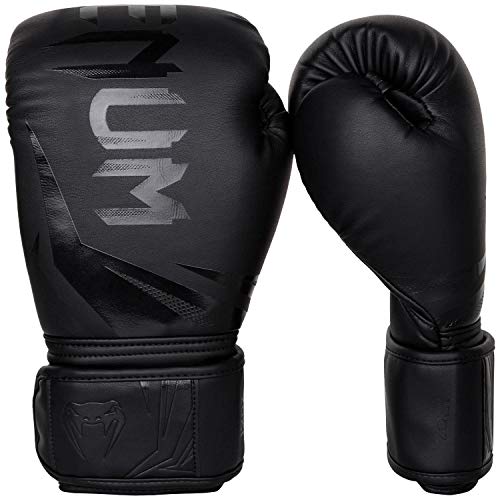 Venum, Challenger 3.0 Boxing Gloves, Unisex Adult, 10 Oz, Black/Black