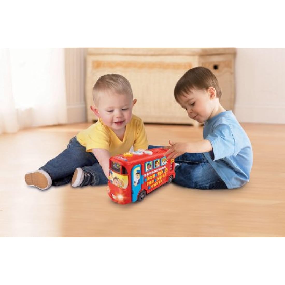 VTech Playtime Bus with Phonics, Educational Toy for Children with Letters, Phonics & the Alphabet, Over 100 Interactive Curriculum Questions, Kids Learning Toy for 2, 3, 4+ Years, English Version