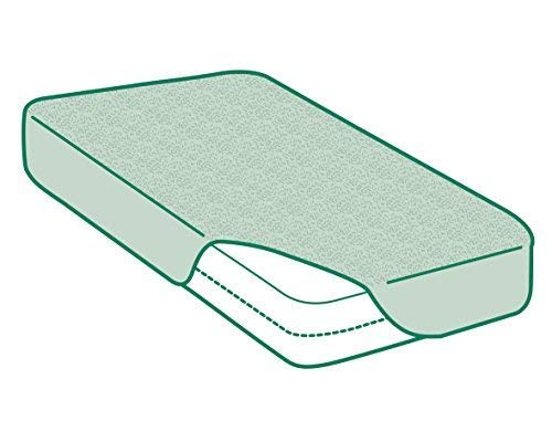 Savel - Mattress Cover (120x190/200 cm) Small Double Size | Aloe Vera | Waterproof Mattress Protector - White