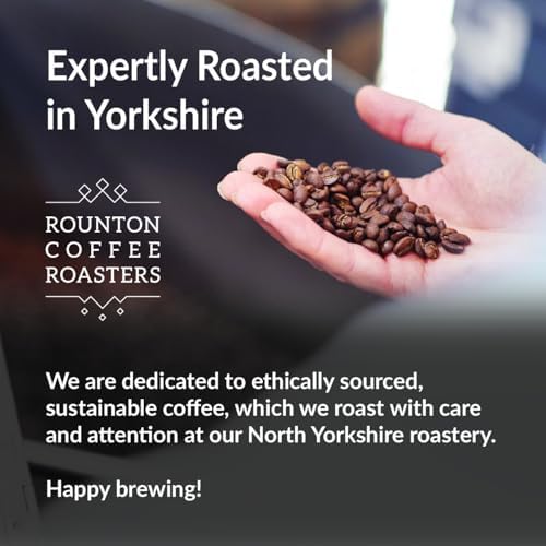 Rounton Coffee Roasters | Daybreak Blend 1kg Coffee Beans | Great Taste Award Winning 2023 | Roasted in Yorkshire | 100% Arabica Medium Roast Espresso Coffee Beans