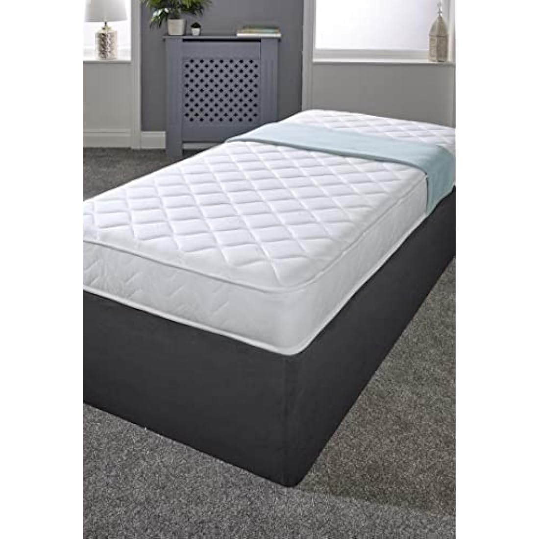 eXtreme comfort ltd Flame Essentials Mattress | 3ft Single (90cm x 190cm) | Foam-Free Bonnell Spring | Plush Feel | Cooltouch Plus Sleep Surface | 18cm Deep | White | Maximum Value