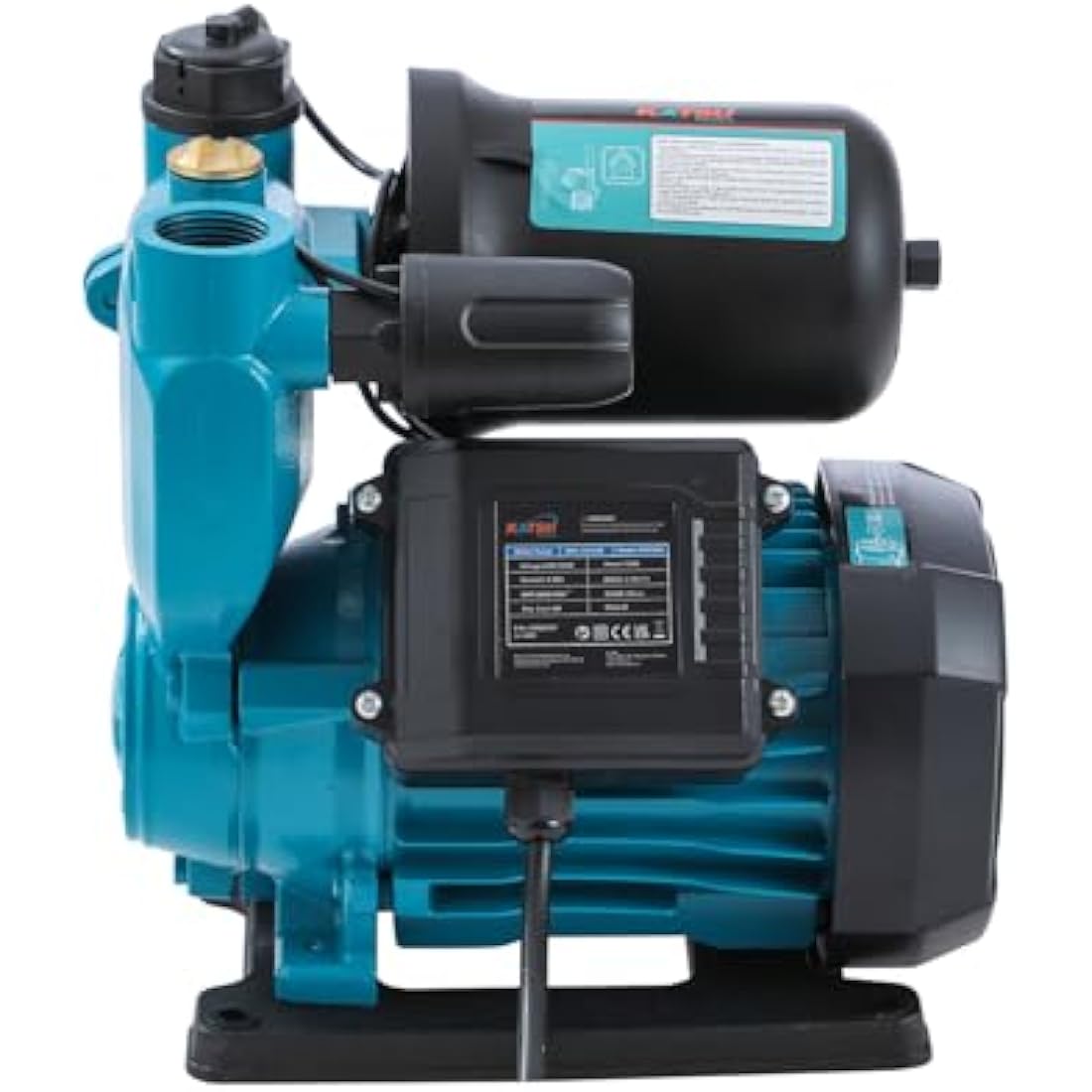 KATSU Water Booster Pump 750W, Auto Stop Start Automatic Pressure Control, Self Priming Suitable for Home and Garden Water Taps 151438