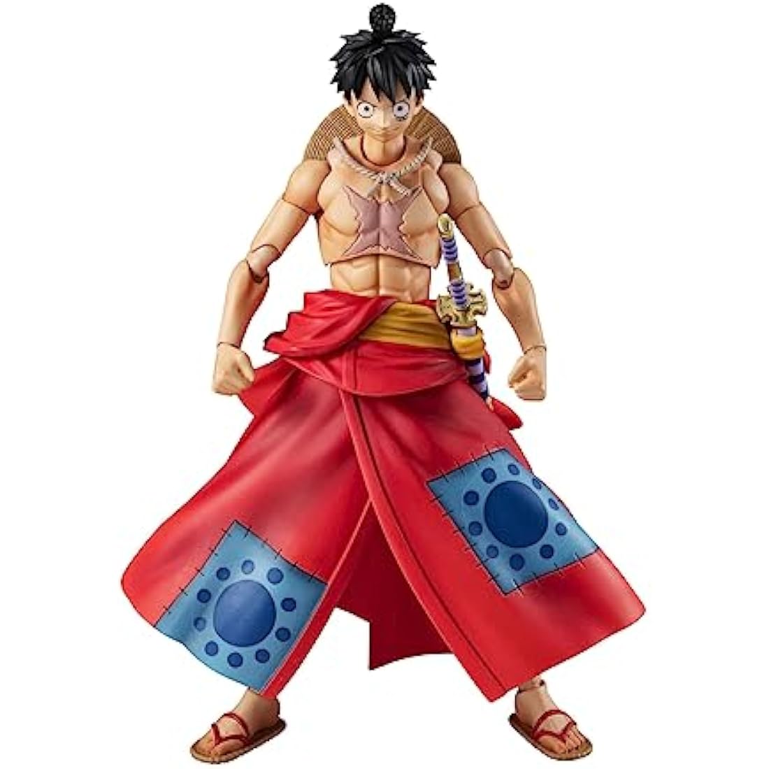 Megahouse One Piece Luffy Taro Figure Variable Action Heroes 17 cm, Mehrfarbig, Standard Size