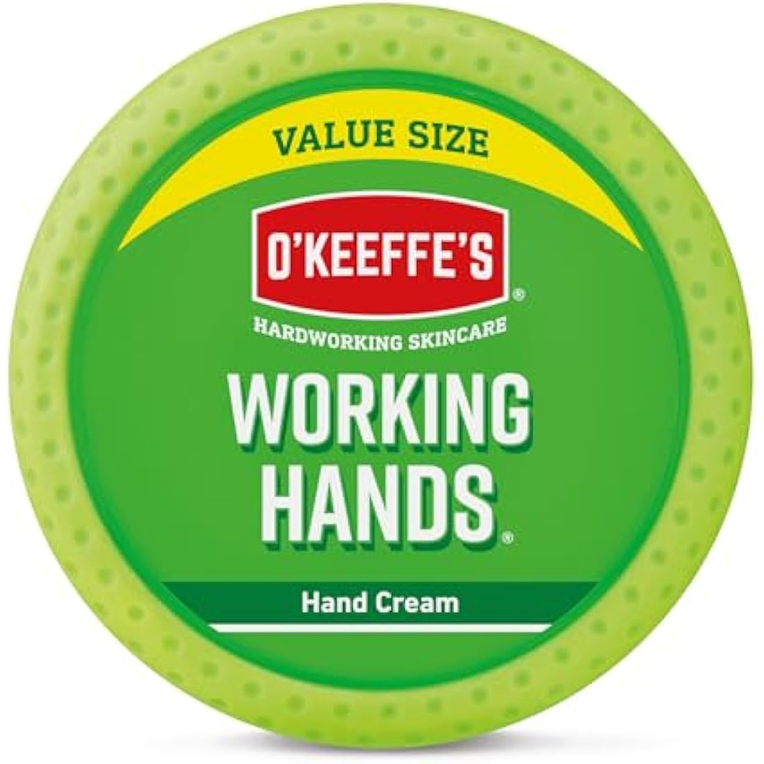 O'Keeffe's Working Hands Value Size Jar 193g (2 Pack) - Hand Cream for Extremely Dry, Cracked Hands | Instantly Boosts Moisture Levels, Creates a Protective Layer & Prevents Moisture Loss