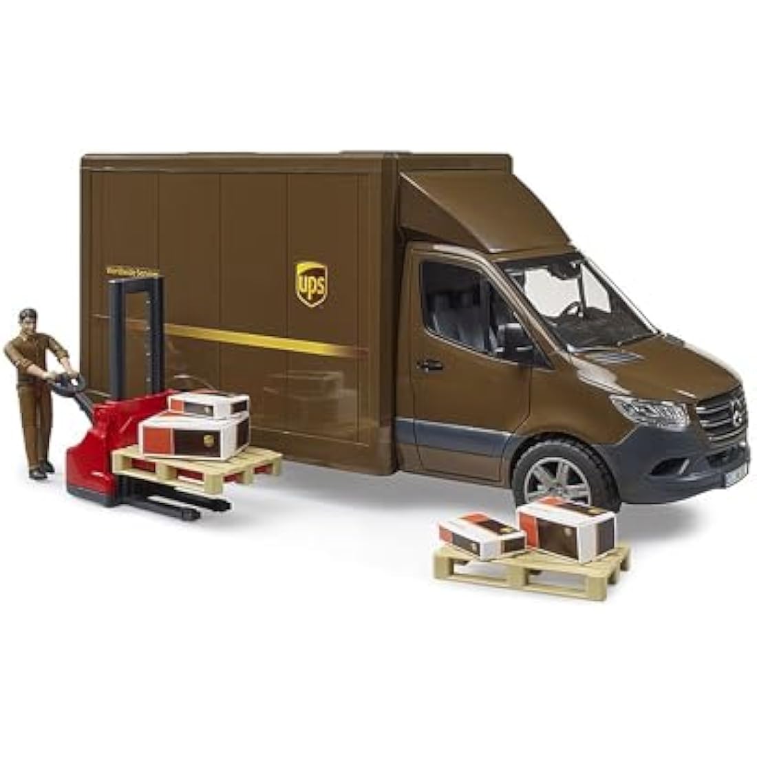 Mercedes Benz Sprinter Delivery Van with Pallet Mover and Driver - UPS