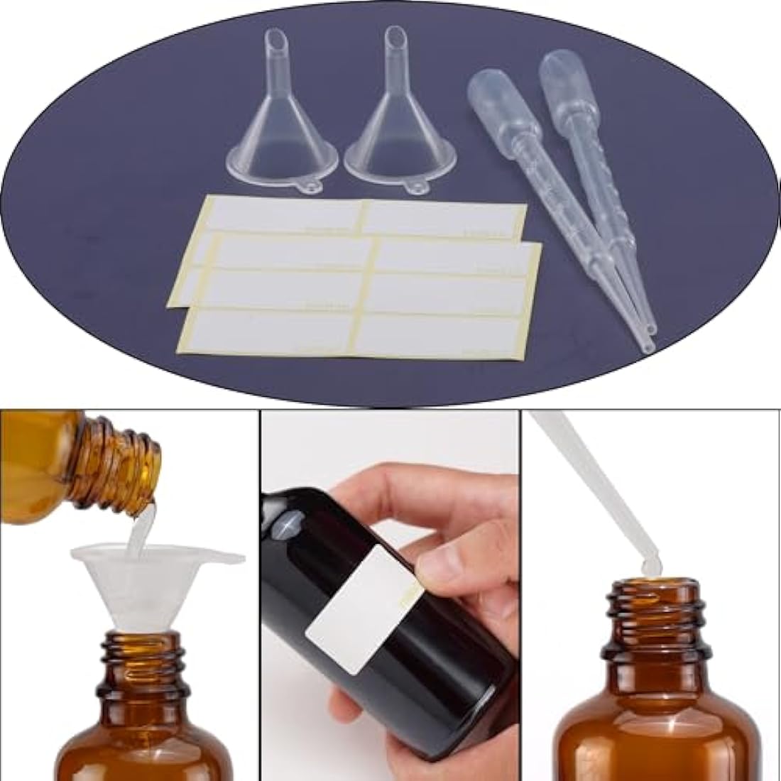 Yizhao 100ml Green Glass Spray Bottle for Essential Oils, Small Empty Fine Mist Spray Bottle, for Cleaning, Aromatherapy, Cosmetic Sprays, Hair –9 Pcs