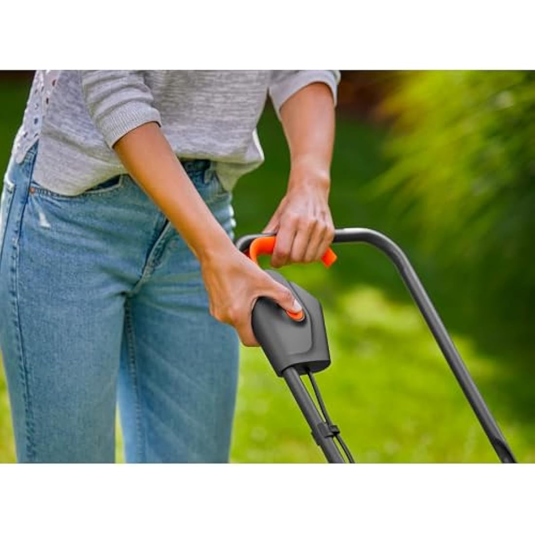 Gardena Battery Lawnmower PowerMax 30/18V P4A without battery: 30 cm cutting width, 35–65 mm cutting height, 25 l catcher capacity, ergonomic handle, foldable frame, brushless motor (14630-55)