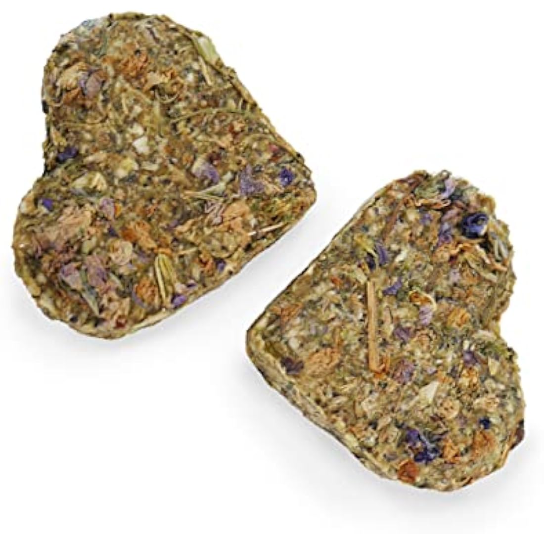 Rosewood Naturals Apple & Pansy Nibble Hearts, Small Animal Treats for Rabbits, Guinea Pigs, Chinchillas, Degus, Hamsters, Gerbils, Mice and Rats, 120g