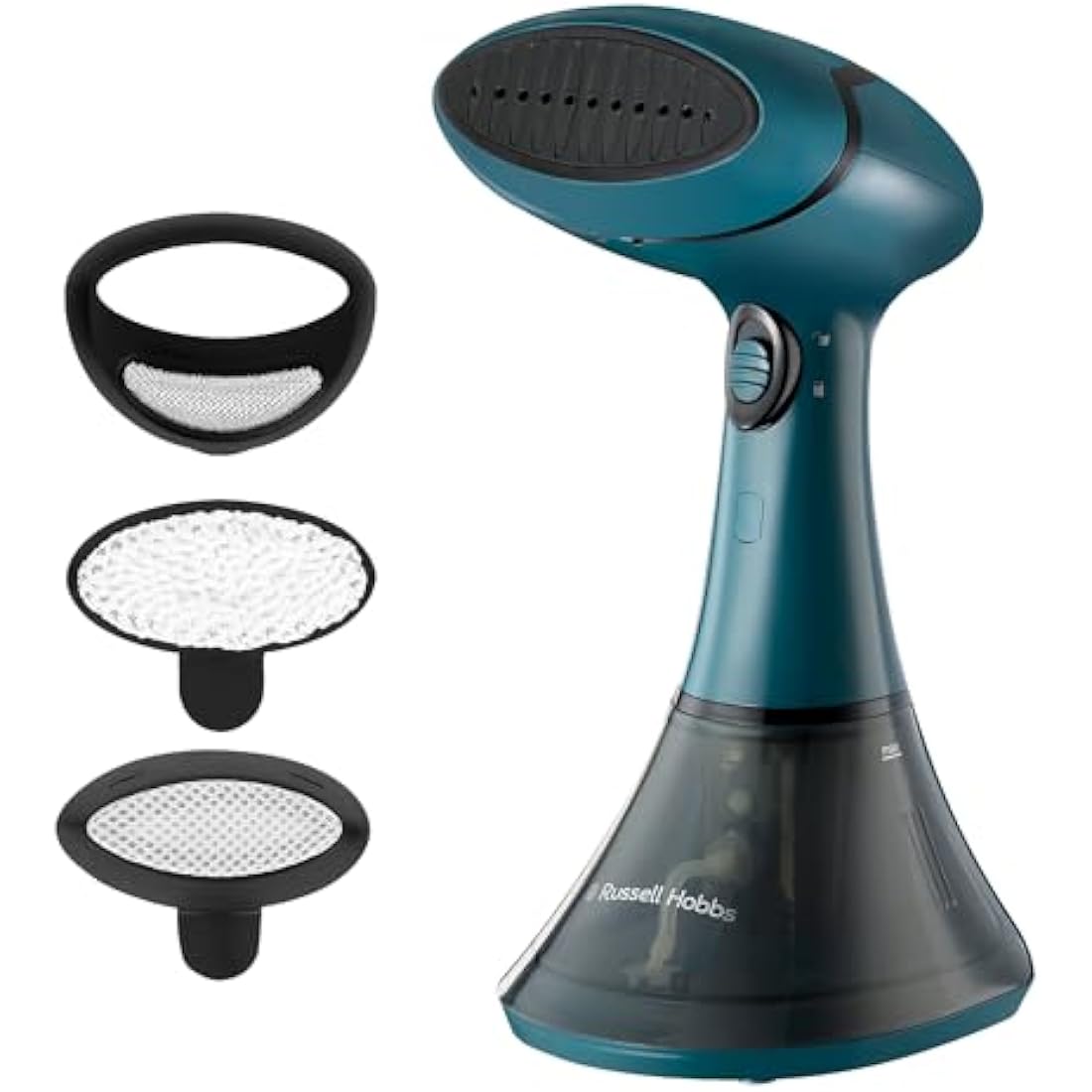 Russell Hobbs Steam Genie Handheld Clothes Steamer, No Ironing Board Needed, Ready to Use in 45s, Power Indicator, Auto-Off, 200ml Removable Water Tank, 3 Attachments, 7m Steam Time, 1600W, 27220