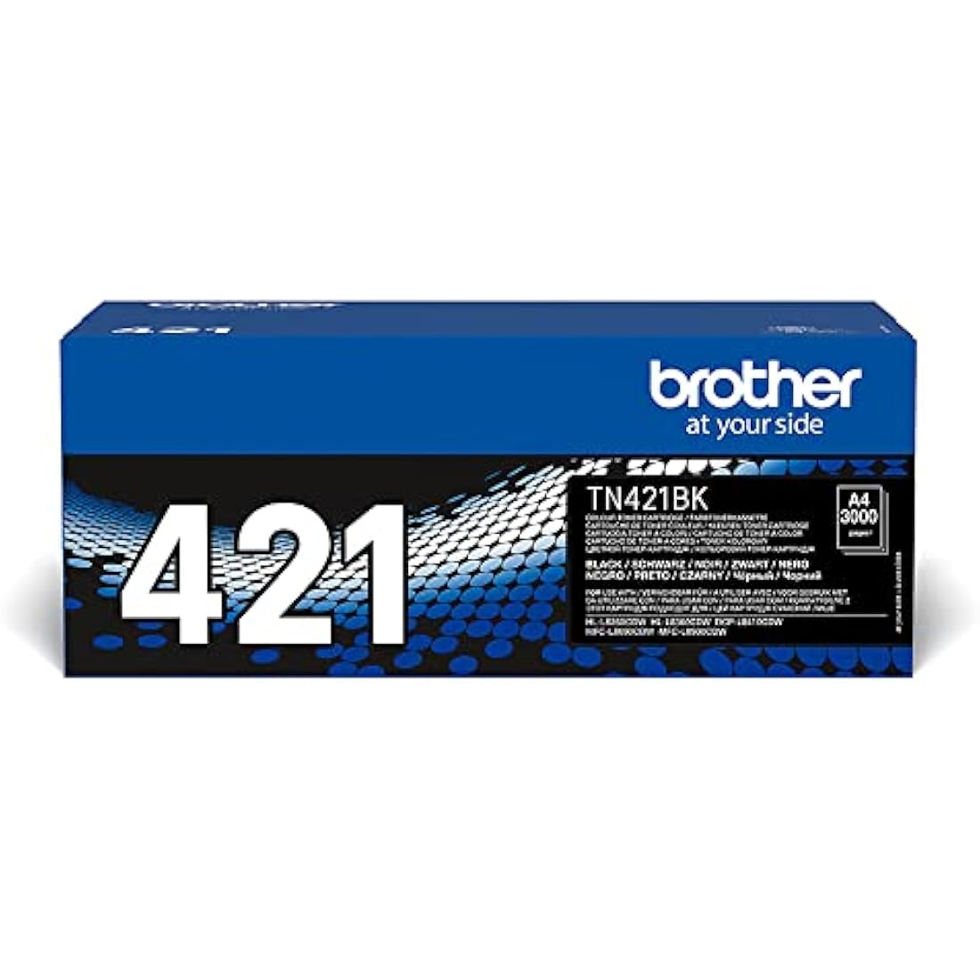 BROTHER TN-421BK Toner Cartridge, Black, Single Pack, Standard Yield, Includes 1 x Toner Cartridge, Genuine Supplies