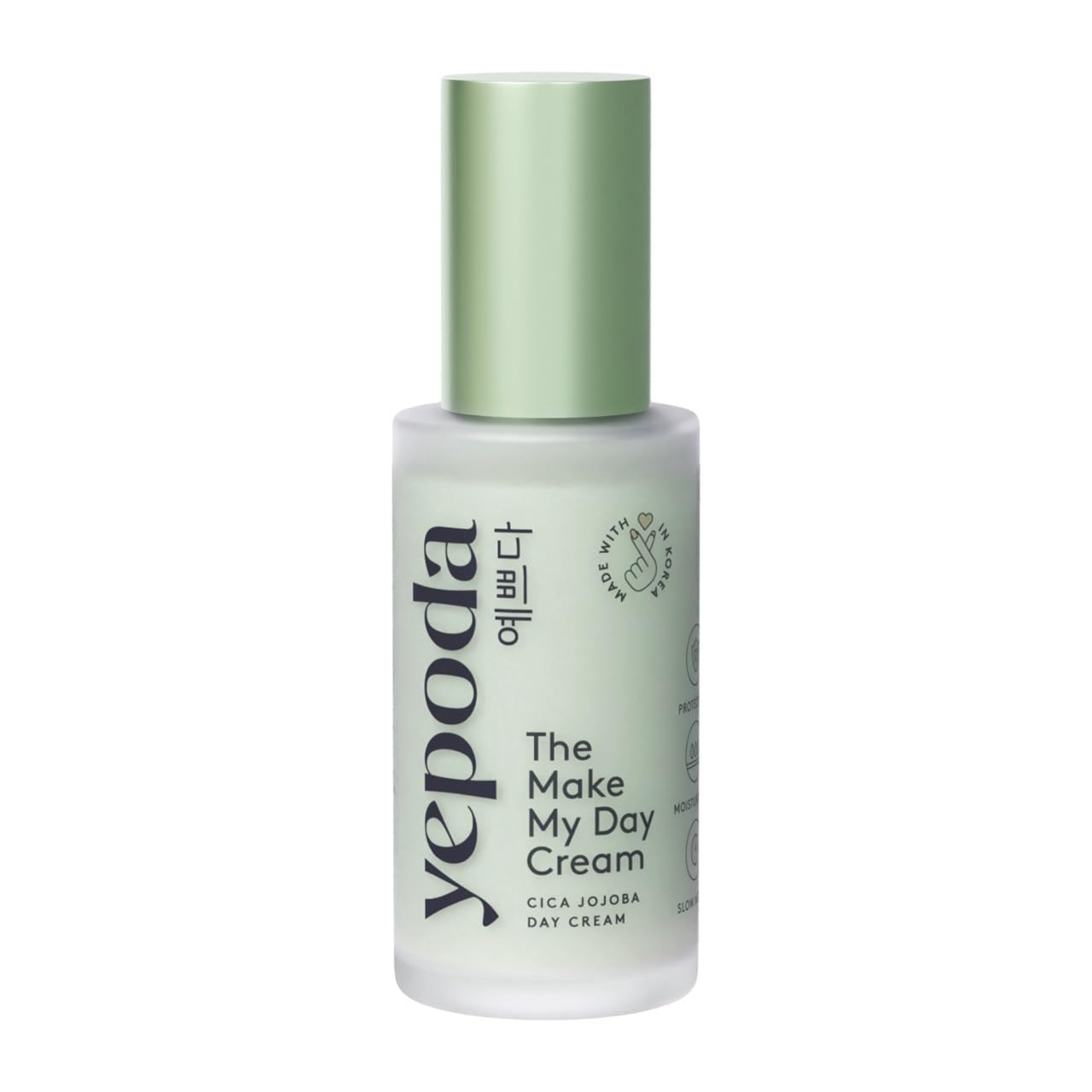 Yepoda The Make My Day Cream, Hydrating & Slow-Aging Day Moisturizer, Nourishing Cica Cream for Radiant Skin, Vegan Korean Facial Moisturizer for All