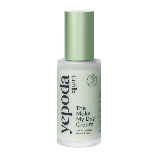 Yepoda The Make My Day Cream, Hydrating & Slow-Aging Day Moisturizer, Nourishing Cica Cream for Radiant Skin, Vegan Korean Facial Moisturizer for All