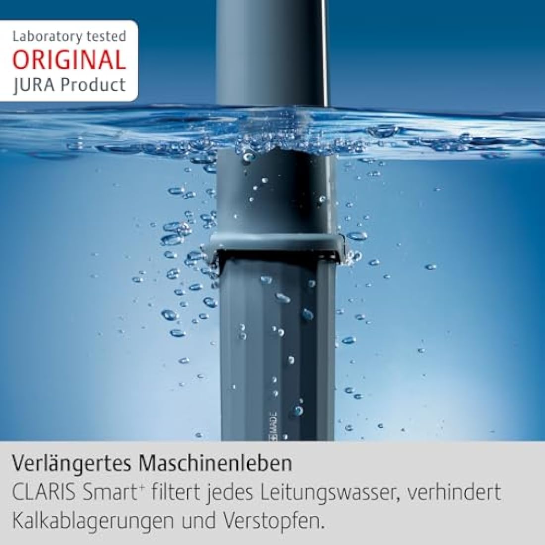 Jura 24233 Claris Smart+ Filter Cartridge Set of 3, Plastic, Gray