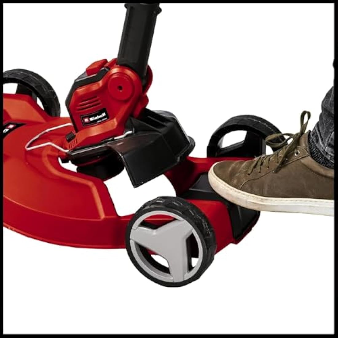 Einhell Power X-Change 18/28 Cordless Strimmer With Mower Attachment - 18V, 28cm Cutting Width, Battery Strimmer Cordless Grass Cutter And Lawn Edger - GE-CT 18/28 Li TC (Battery Not Included)