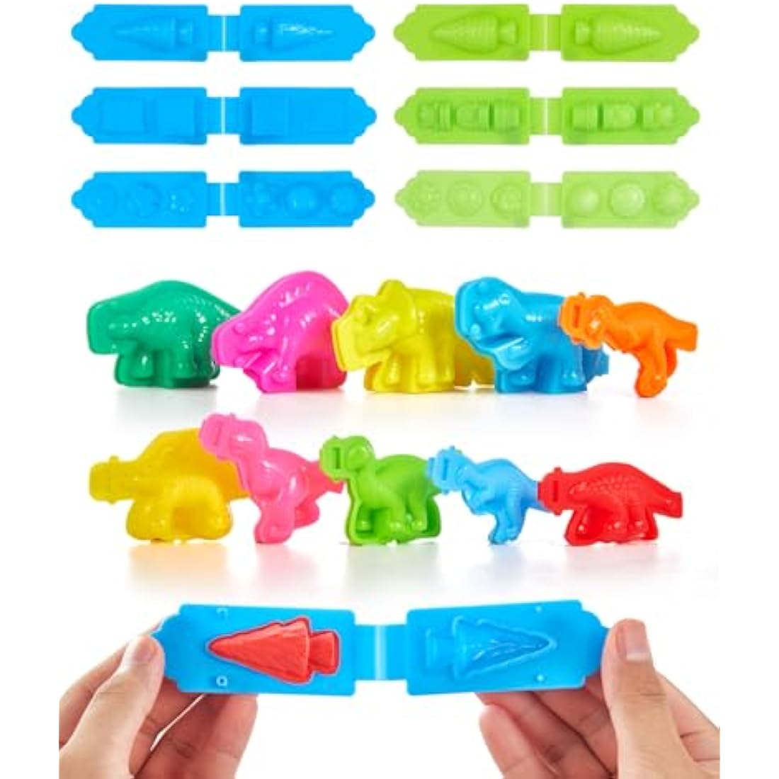 Lictin Kids Dough Tools and Cutters, 44 Pcs Dough Tools for Kids, Modeling Clay for Toddlers Girls Boys with Storage Box