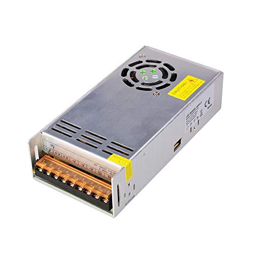 Dapenk 24v Power Supply Driver Transformer 240v to 24v Dc Power Supply Led Driver Light Adapter Light Converter Aluminum Shell (PS600-24V)