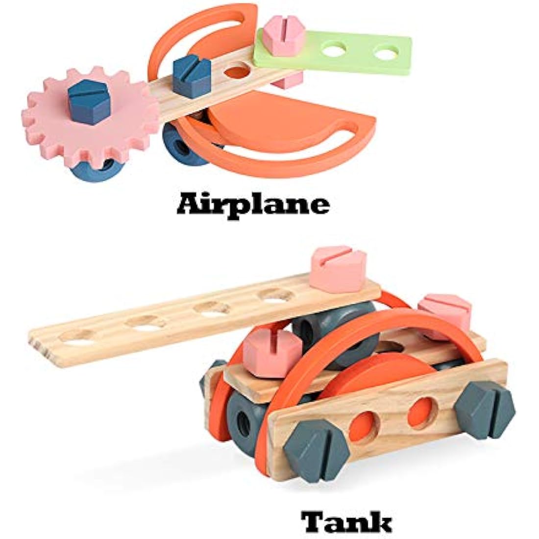 Tool Bench for Kids Toy Play Workbench Wooden Tool Bench Workshop Workbench with Tools Set Wooden Construction Bench Toy for 3 4 5 Year Old Boys Girls