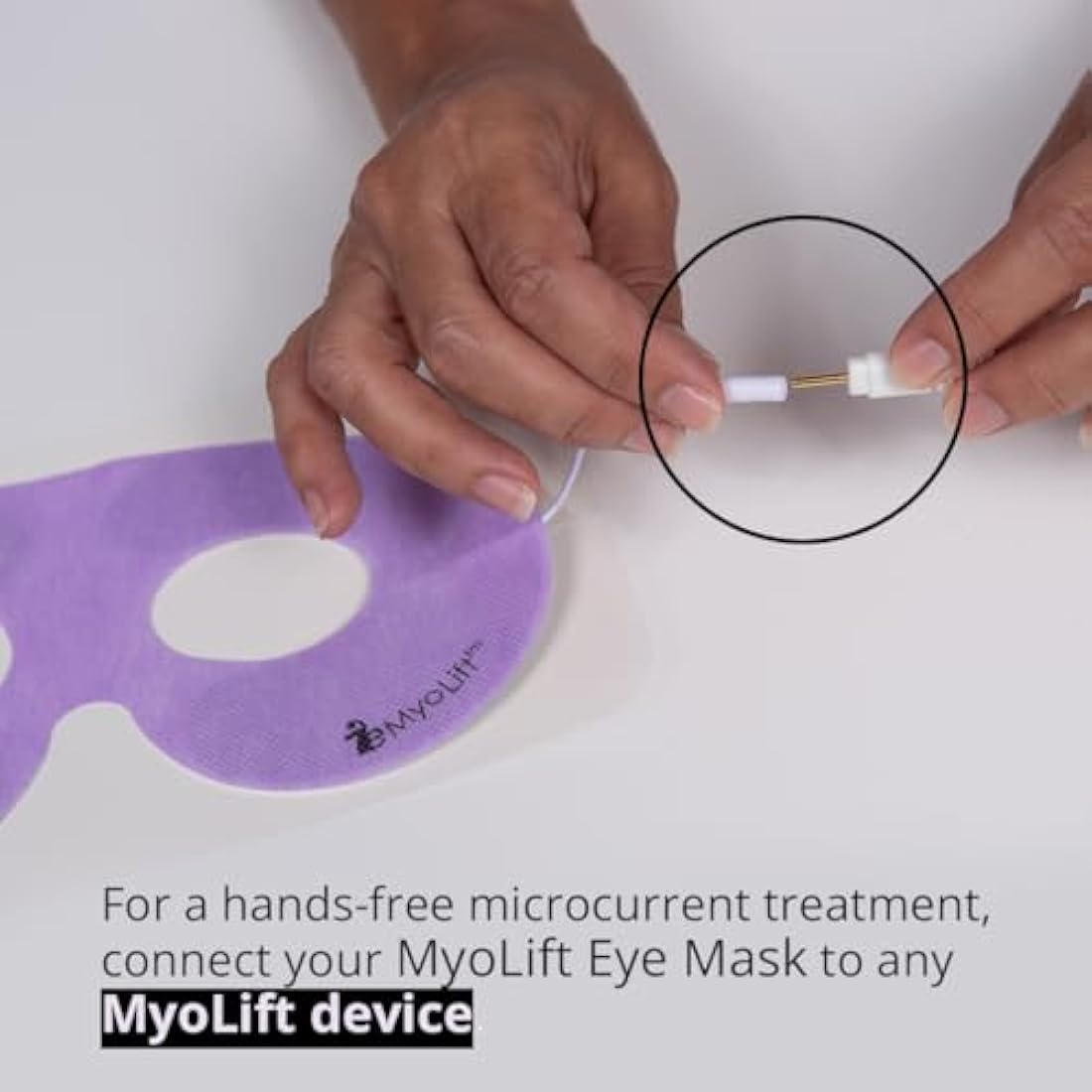 7E Myolift™ Conductive Eye Mask/Eye Massager Attachment | Anti-Aging Eye Massager Mask For Myolift™ Device | Fine Lines & Crows Feet Eye Treatment