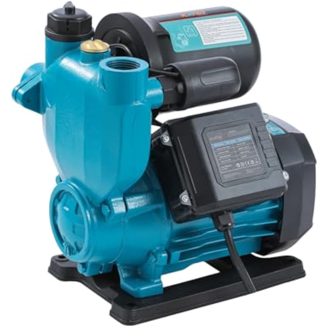 KATSU Water Booster Pump 750W, Auto Stop Start Automatic Pressure Control, Self Priming Suitable for Home and Garden Water Taps 151438