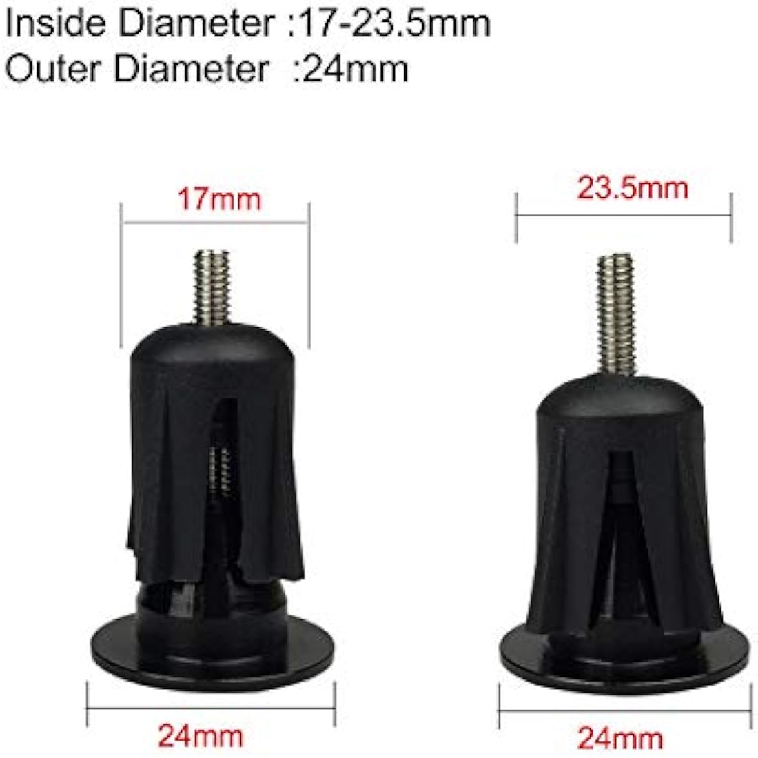 PLATT Bike Handlebar Grips with Aluminum Lock Non-Slip Rubber Bicycle Handle Grip for MTB/BMX