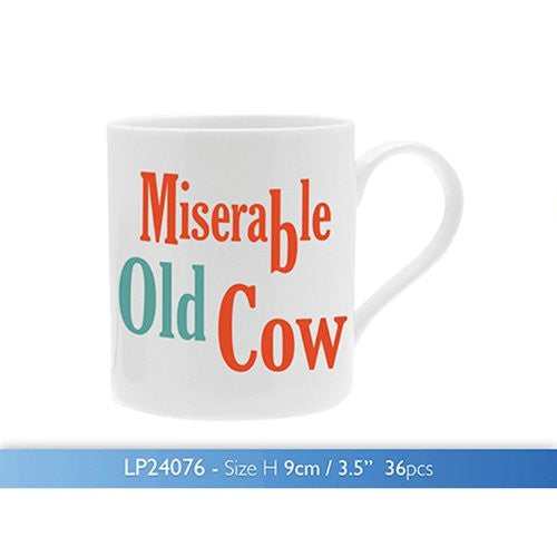 fun novelty mug miserable old cow
