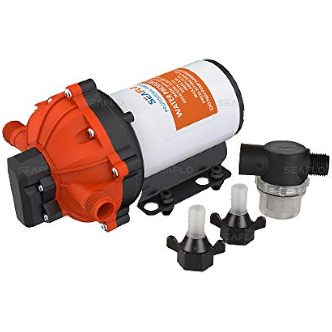 Seaflo 55-Series Diaphragm Pump - 12V DC, 5.5 GPM, 60 PSI with HEAVY DUTY PRESSURE SWITCH