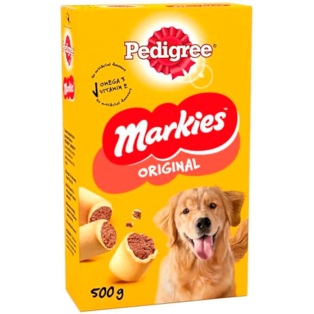 Pedigree Markies - Biscuits Dog Treats With Marrowbone, 12 x 500g