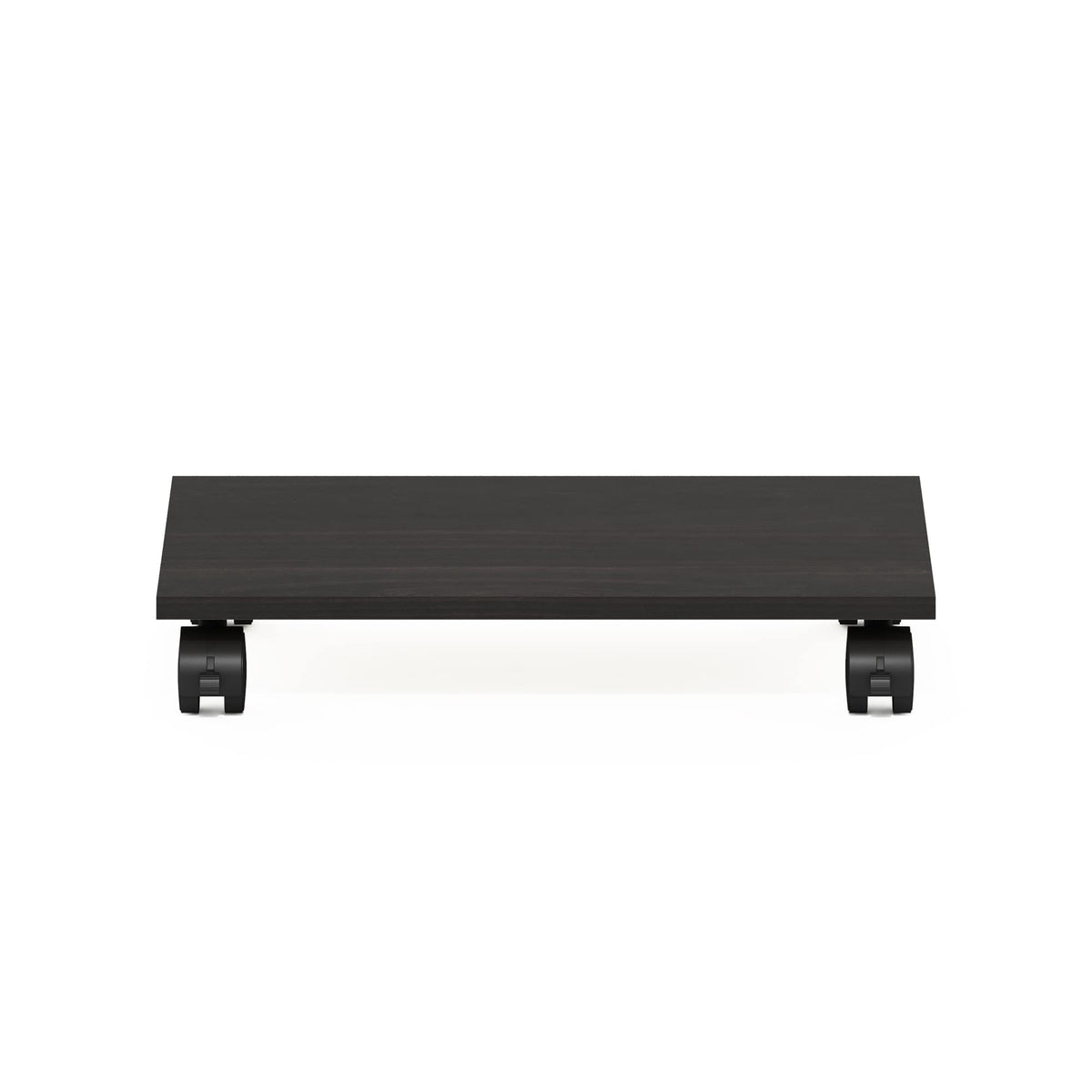 Furinno ECON Printer Stand, Under Desk Printer Stand, Printer Table with Wheels, for CPU, Office Supplies, Home Office, Espresso