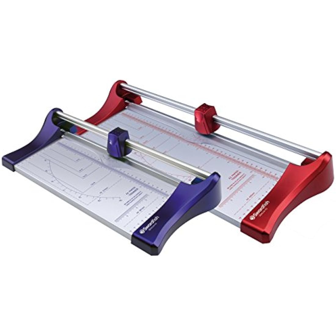 Swordfish 40260 Slimline A3 10 Sheet Rotary Paper Trimmer/Guillotine - Red