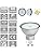 Wondlumi 4X Fire Rated GU10 Downlights, White Recessed Ceiling Lights IP20 Spotlights Fitting 240V, Incl. 5W GU10 Bulbs Warm White