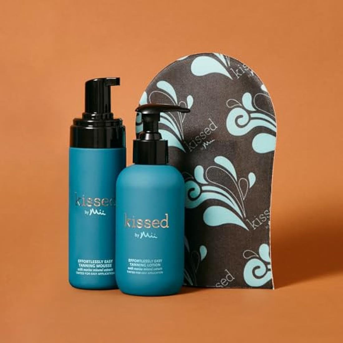 Mii Cosmetics Kissed Effortlessly Easy Tanning Lotion, Hydrates Skin & Offers Flawless, Streak Free Tan, Dark, 150ml