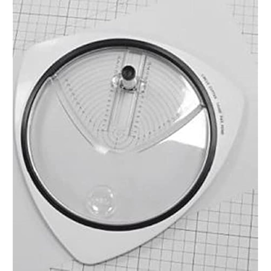 Rayher Circle Cutter for Crafting with 3 Replacement Blades, Paper Trimmer for Circles with a Diameter of 2.6–15 cm